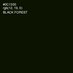 #0C1300 - Black Forest Color Image